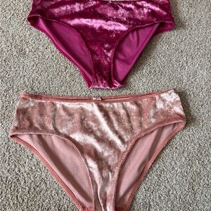 Victoria's Secret Pink Velvet Panties